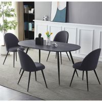 Comedor Semi Circular Piazza para 4 Personas