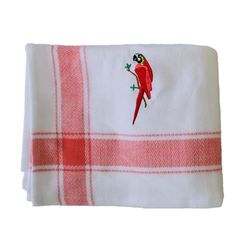 Limpiador de Cocina Blanco y Coral de 71x65 Cm