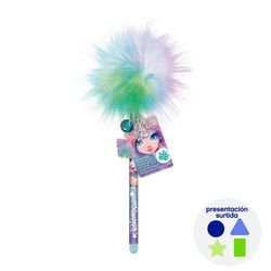 Bolígrafo Gel con Pompón Nebulous Stars Estilos Surtidos