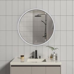Espejo Circular Led  Color Blanco