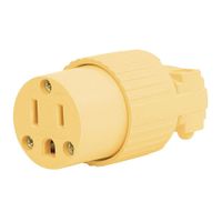 Conector Dorado Tipo B De 125 V Y 15 A - Volteck