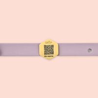 Collar para Perro Pequeño con Código Qr Deslizable