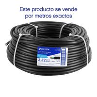 Cable TSJ Uso Extra Rudo Venta por Metro 3 X 12 AWG
