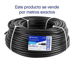 Cable TSJ Uso Extra Rudo Venta por Metro 3 X 12 AWG