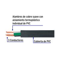 Cable TSJ Uso Extra Rudo Venta por Metro 3 X 12 AWG