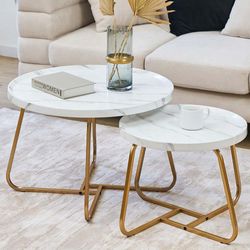Set de 2 Mesas Ely Blanco