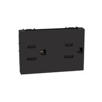 Tomacorriente Axolute Doble Matix Go Negro