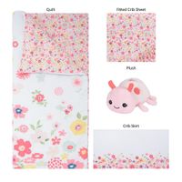 Set de Cuna Chispas Florales 4 Pzas - Sammy And Lou