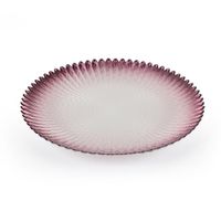 Plato de Vidrio para Cena Burgundy 11 Plg