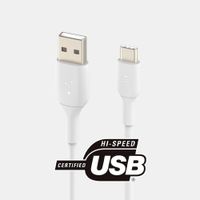 Cable Belkin USB-C a USB-C 100W Blanco 2 M