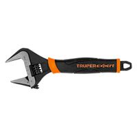 Llave Ajustable de 8 Plg Boca Ancha Mango Confortable, Expert