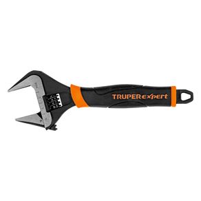 Llave Ajustable de 8 Plg Boca Ancha Mango Confortable, Expert
