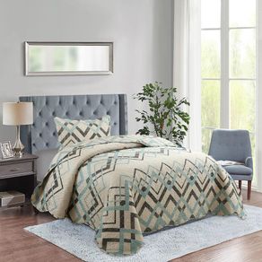 Set de Cubrecama de Microfibra Chevron - Varios Tamaños