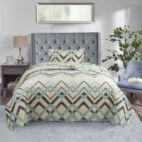 Set de Cubrecama de Microfibra Chevron - Varios Tamaños