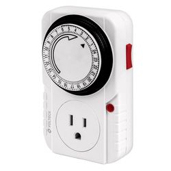 Timer Plug In Análogo 24 Horas - Volteck