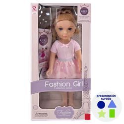 Muñeca-de-18”-con-Tutu-Rosa