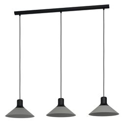 Lámpara de Colgar Abreosa Negro 3 L