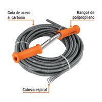 Destapacaños Tipo Sonda de 15 M - Truper