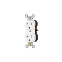 Tomacorriente 2 Polos Aterrizado Standard Blanco - Volteck