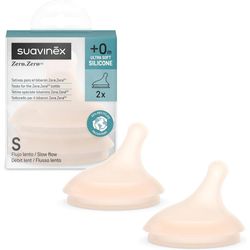 Set de 2 Tetinas Zero Flujo Lento 0+ Meses - Suavinex