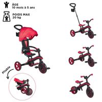 Triciclo Explorador 4 en 1 Rojo