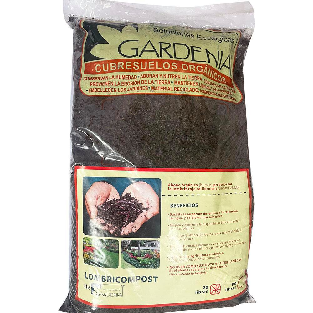 Abono Orgánico Lombricompost Gardenia para Jardines y Plantas