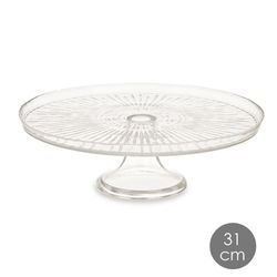 Pastelero de Vidrio con Pedestal 31 Cm
