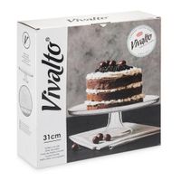 Pastelero de Vidrio con Pedestal 31 Cm