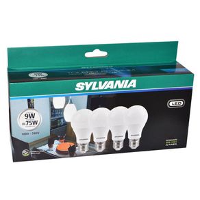 Pack de 4 Bombillas LED 9 W Luz Blanca