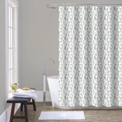Set de Cortina Ramas y Flores Liner y Ganchos 14 Pzas