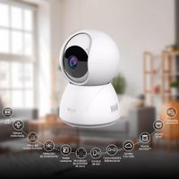 Cámara inteligente motorizada Wi-Fi para interior