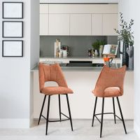 Set de 2 Sillas de Bar Balder 57x47x104 Cm - Varios Colores