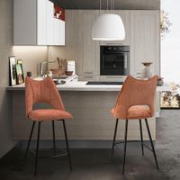 Set de 2 Sillas de Bar Balder 57x47x104 Cm - Varios Colores