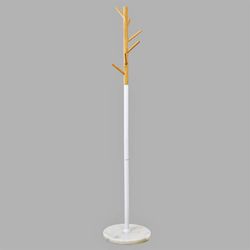 Perchero Blanco Tuto Blanco 37x37x170 Cm - Zmobili
