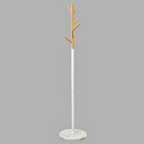 Perchero Blanco Tuto Blanco 37x37x170 Cm - Zmobili