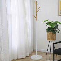 Perchero Blanco Tuto Blanco 37x37x170 Cm - Zmobili
