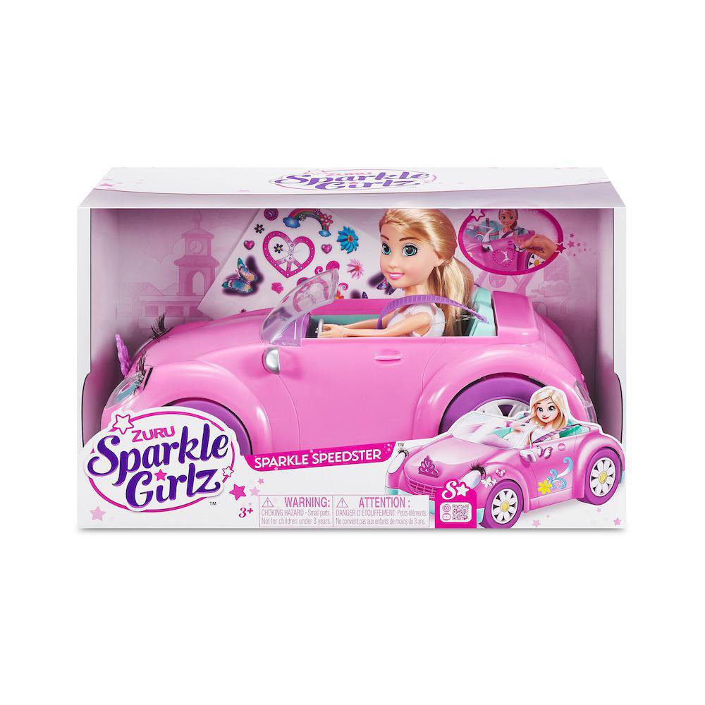 Muñeca Sparkle Girlz con Auto Convertible Rosado Muñeca Sparkle Girlz con Auto Convertible…