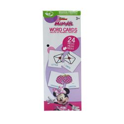 Tarjetas de Palabras de Madera Minnie 24 Pzas