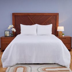Set Funda de Duvet 300 Hilos Blanco - Livim Natural Home Varios Tamaños