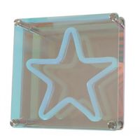 Lámpara de Mesa Neón Estrella