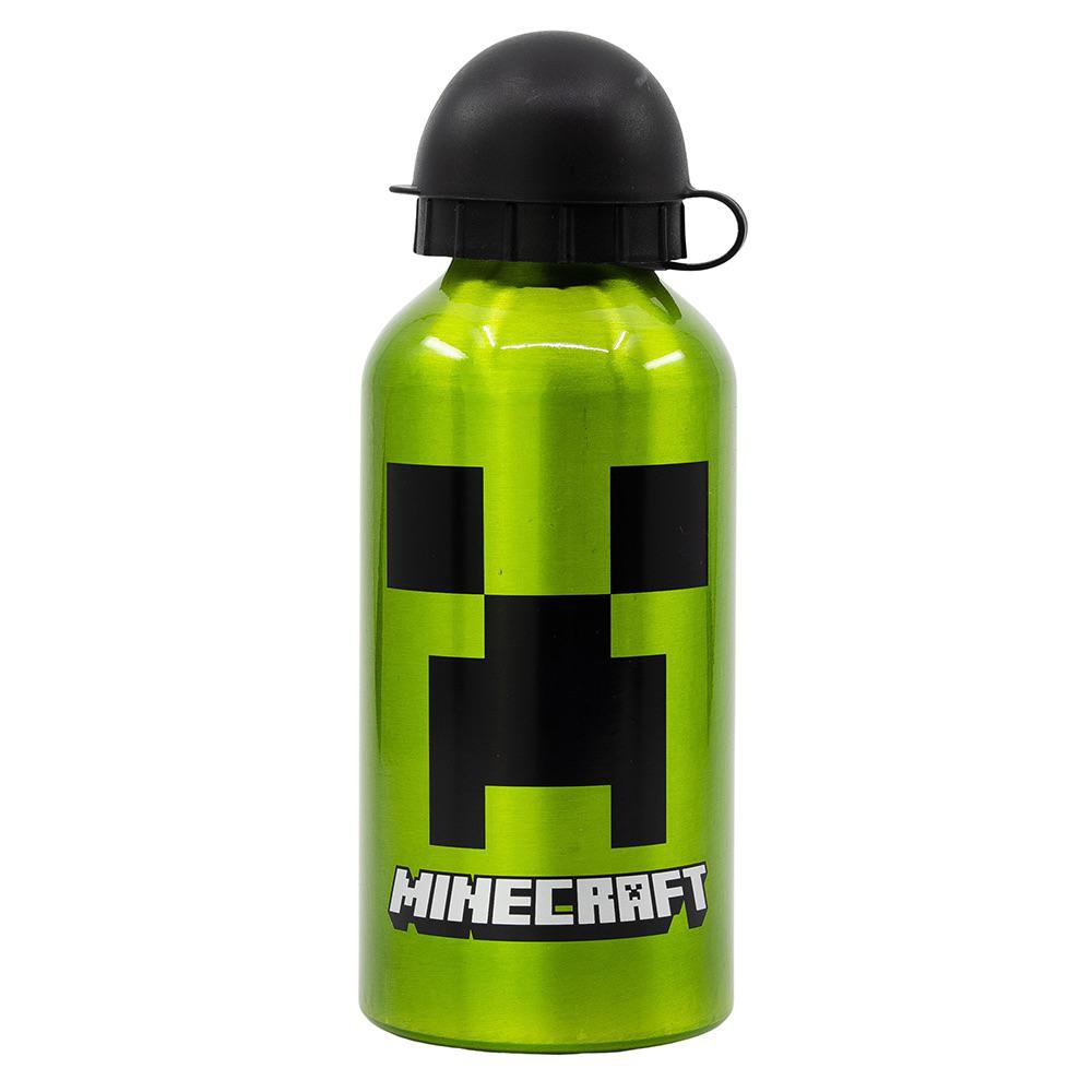 Pachón Infantil de Aluminio 13.5 oz Minecraft Color Verde