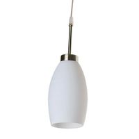 Lámpara Colgante 3 Niveles Cristal Opalino Blanco