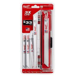Set de Sierras Sawzall 10 Pzas - Milwaukee Electric