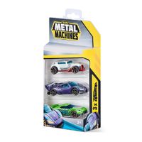 Zuru Metal Machines Paquete de 3 Vehículos Die-Cast