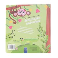 Libro c/pestañas para aprender sobre animales salvajes
