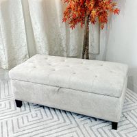 Taburete Rectangular con Baúl Sevilla 114x53x48 Cm - Acomodel