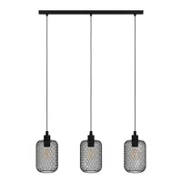 Lámpara de Colgar Wrington 3 Luces Negro