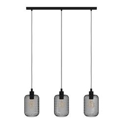 Lámpara de Colgar Wrington 3 Luces Negro