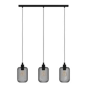 Lámpara de Colgar Wrington 3 Luces Negro