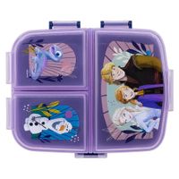 Contenedor de Alimentos XL con Compartimientos Diseño Frozen